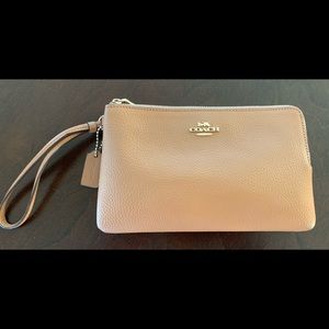 Coach Double-Zip Wallet Wristlet